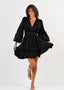 Golightly Abina Satin kjole - Black
