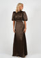 Golightly Holly kjole: Long - Coffee Brown