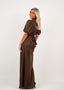 Golightly Holly kjole: Long - Coffee Brown