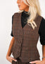 Golightly Randy Vest - Brown Tweed