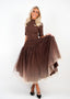 Golightly City Ombre Skirt - Brown