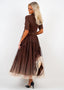 Golightly City Ombre Skirt - Brown