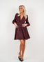 Golightly Maeve Satin kjole - Bordeaux