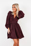 Golightly Maeve Satin kjole - Bordeaux