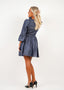 Golightly Maeve Satin kjole - Cold Blue