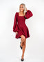 Golightly Sophie Tweed kjole - Deep Red
