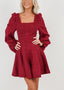 Golightly Sophie Tweed kjole - Deep Red