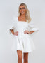 Golightly Sophie Tweed kjole - Off White