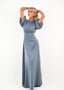 Golightly Holly kjole: Long - Cold Blue