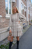 Golightly Gold Dress - Beige