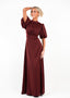 Golightly Holly kjole: Long - Maroon
