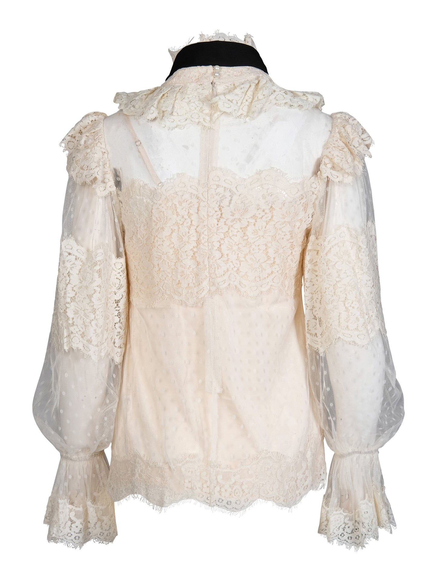 Marie Antoniette Blouse - Blush Pink