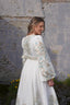Golightly Hazel kjole: Long - Off White Print