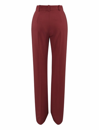 Iri Pants Flare - Bordeaux