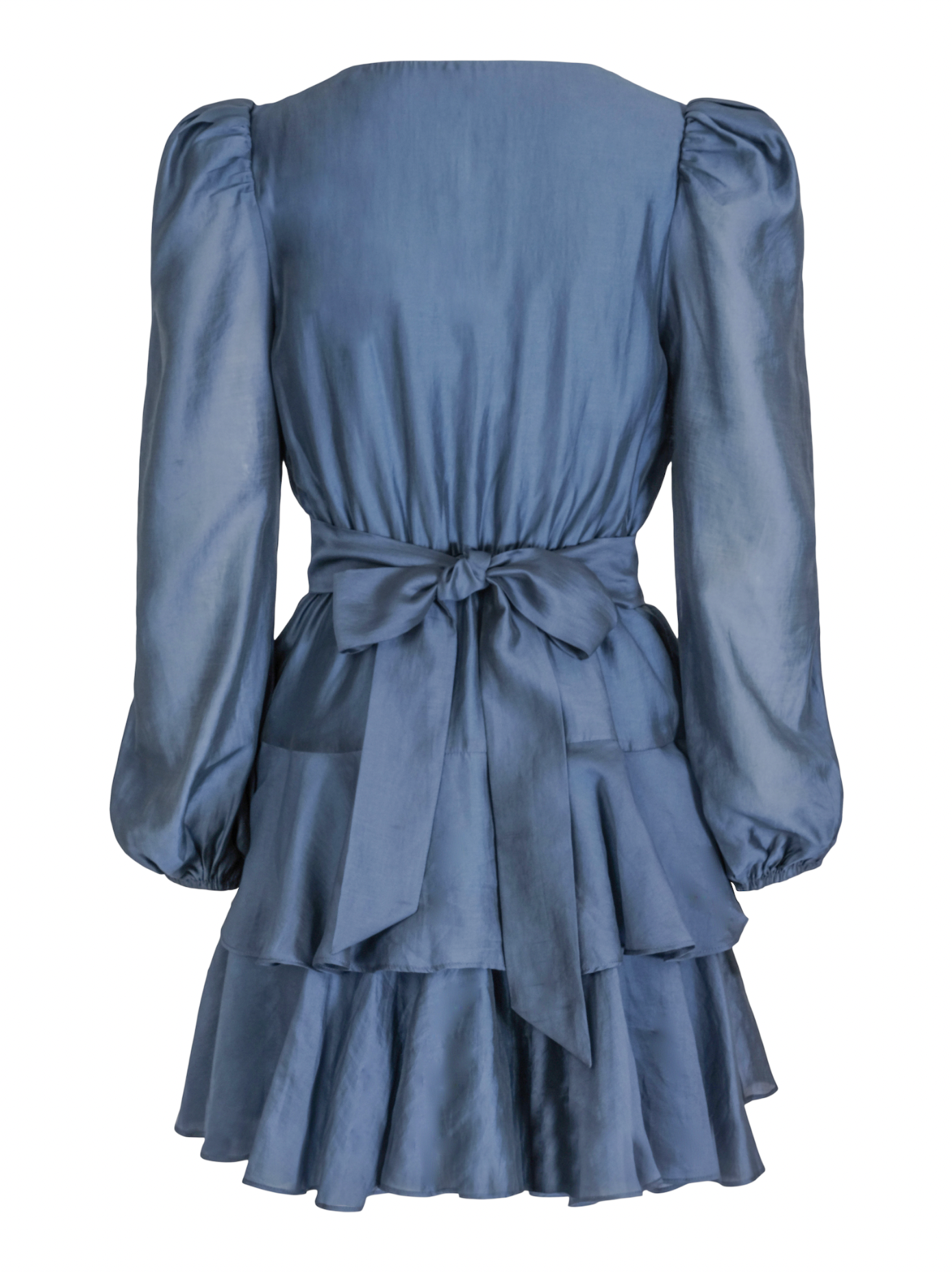 Wavy Dress - Dusty Blue
