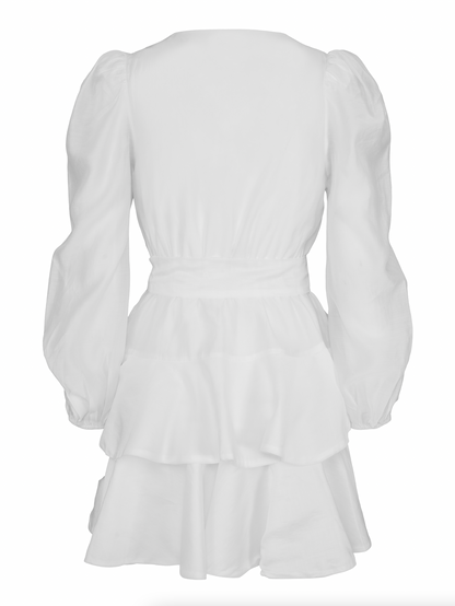 Wavy Dress - White