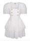 Golightly Sailor kjole - White