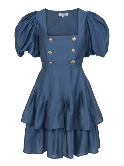 Sailor Dress - Dusty Blue