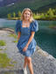 Golightly Sailor kjole - Dusty Blue