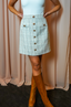 Golightly Mille Skirt - Grey tweed