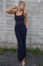 Golightly Iri Pants Wide - Dark Blue