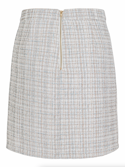Mille Skirt - Gray tweed