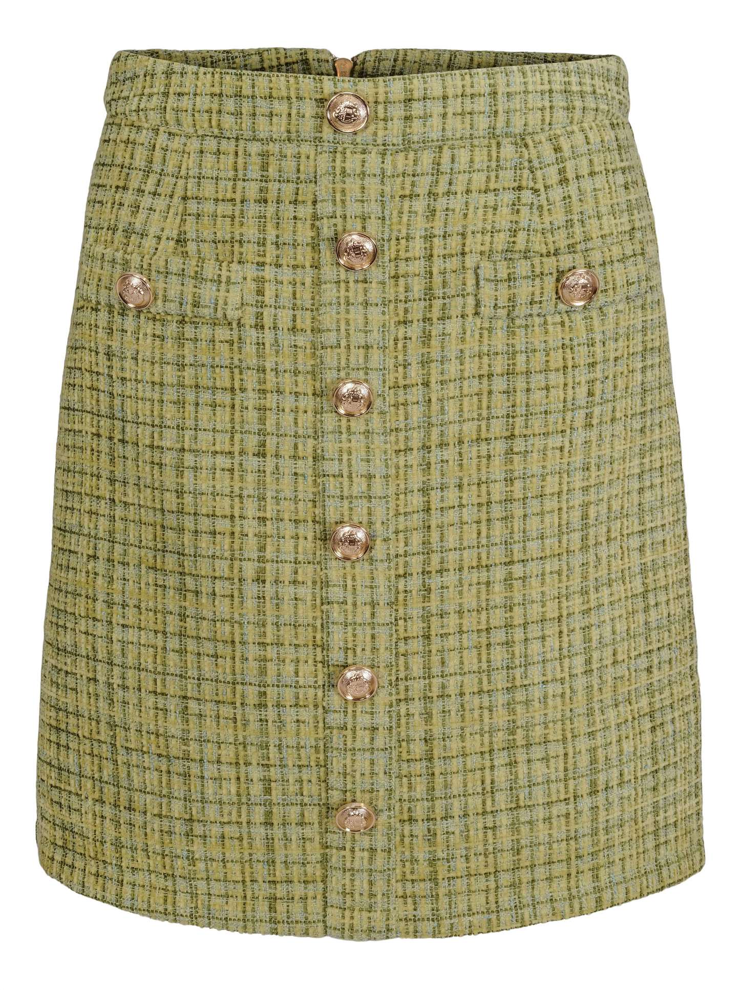 Mille skirt - Green tweed