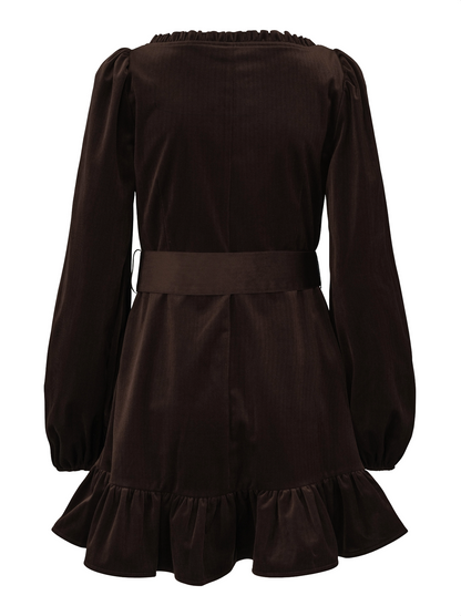 Hailey Dress - Dark Brown
