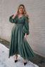 Golightly Queen kjole - Forest Green