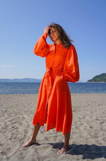 Bohemian Dress - Orange