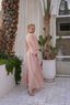 Golightly Queen kjole: Long - Dusty Pink