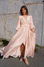 Golightly Queen kjole: Long - Dusty Pink
