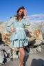 Golightly Iris kjole - Aqua