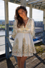 Golightly Hazel kjole - Off white print
