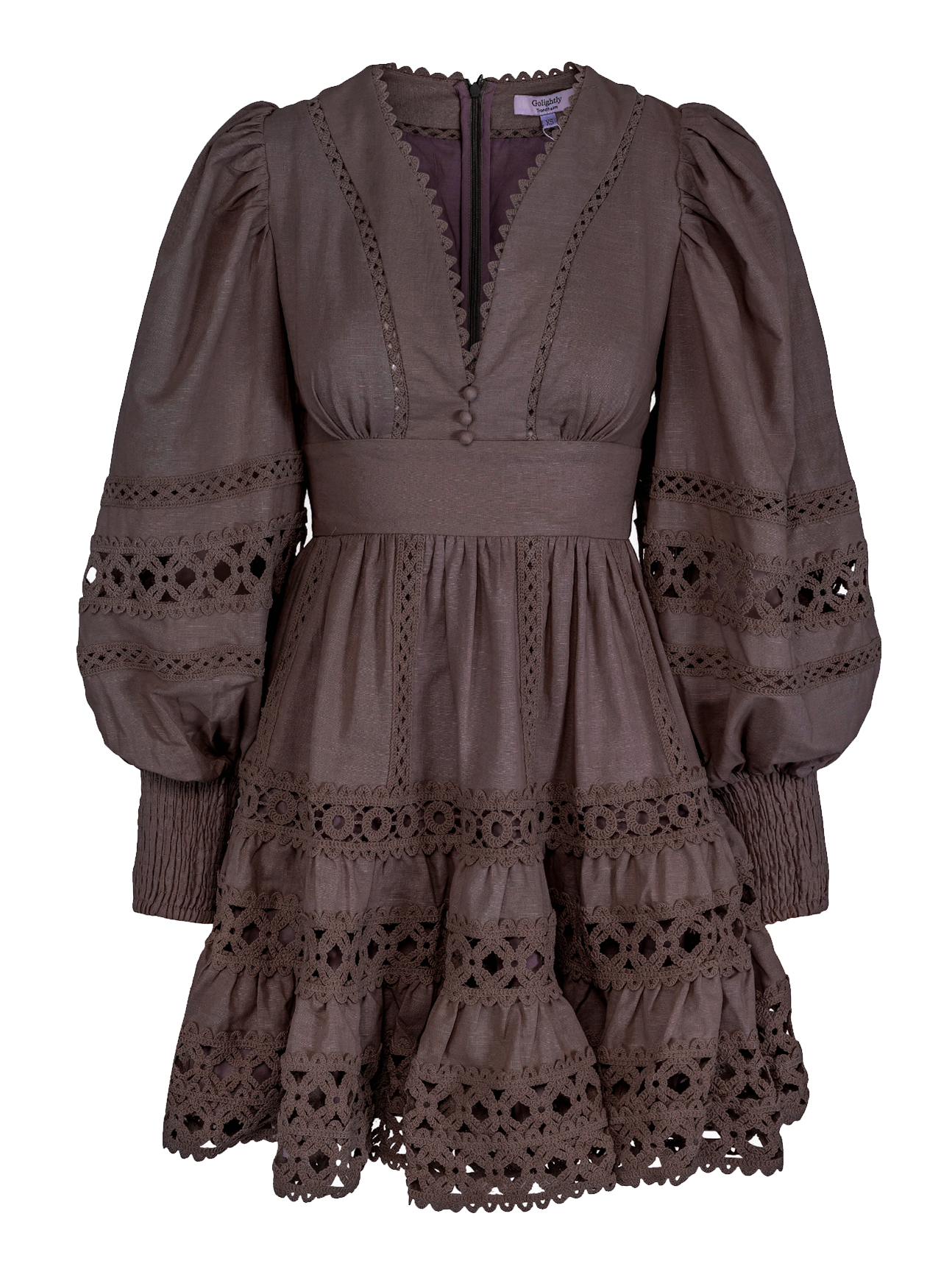 Caspara Dress - Dark Brown