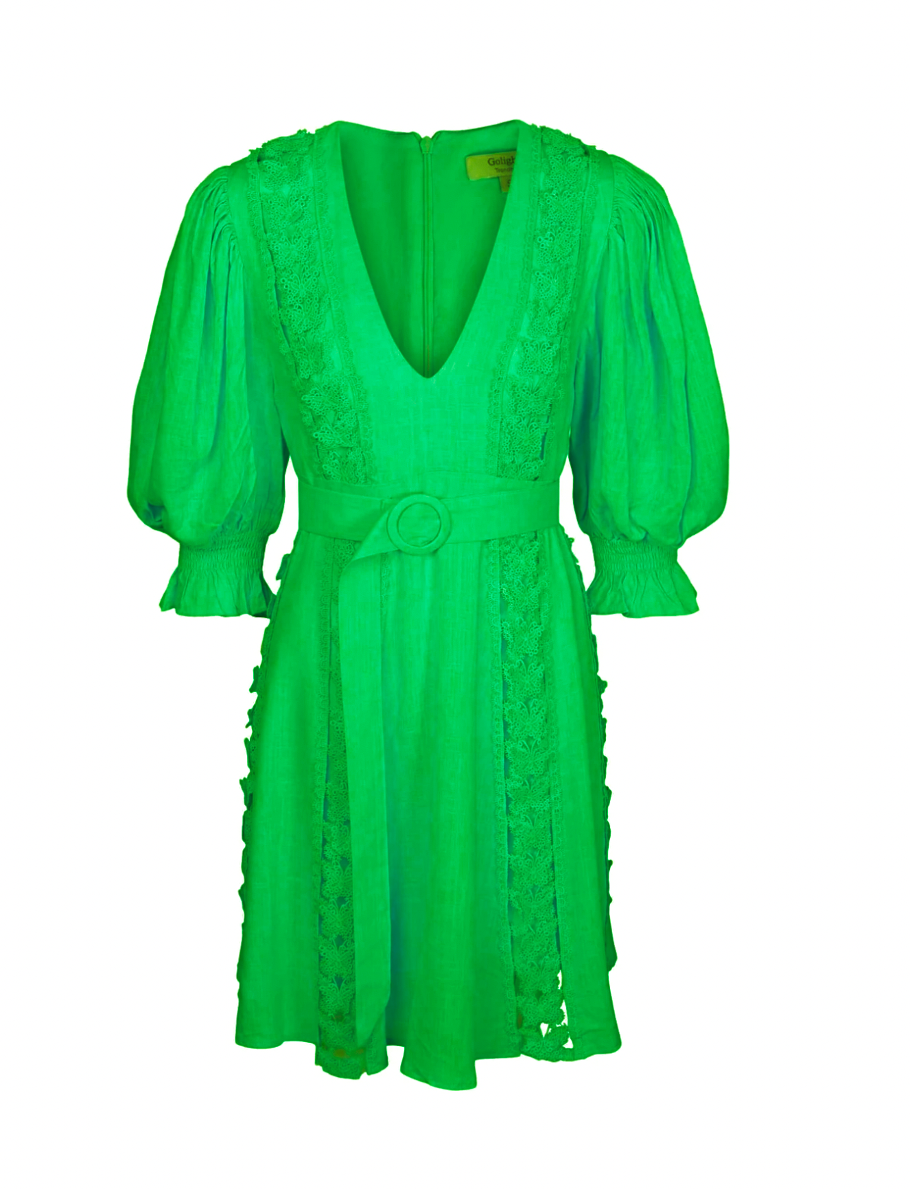 Butterflies Dress - Green