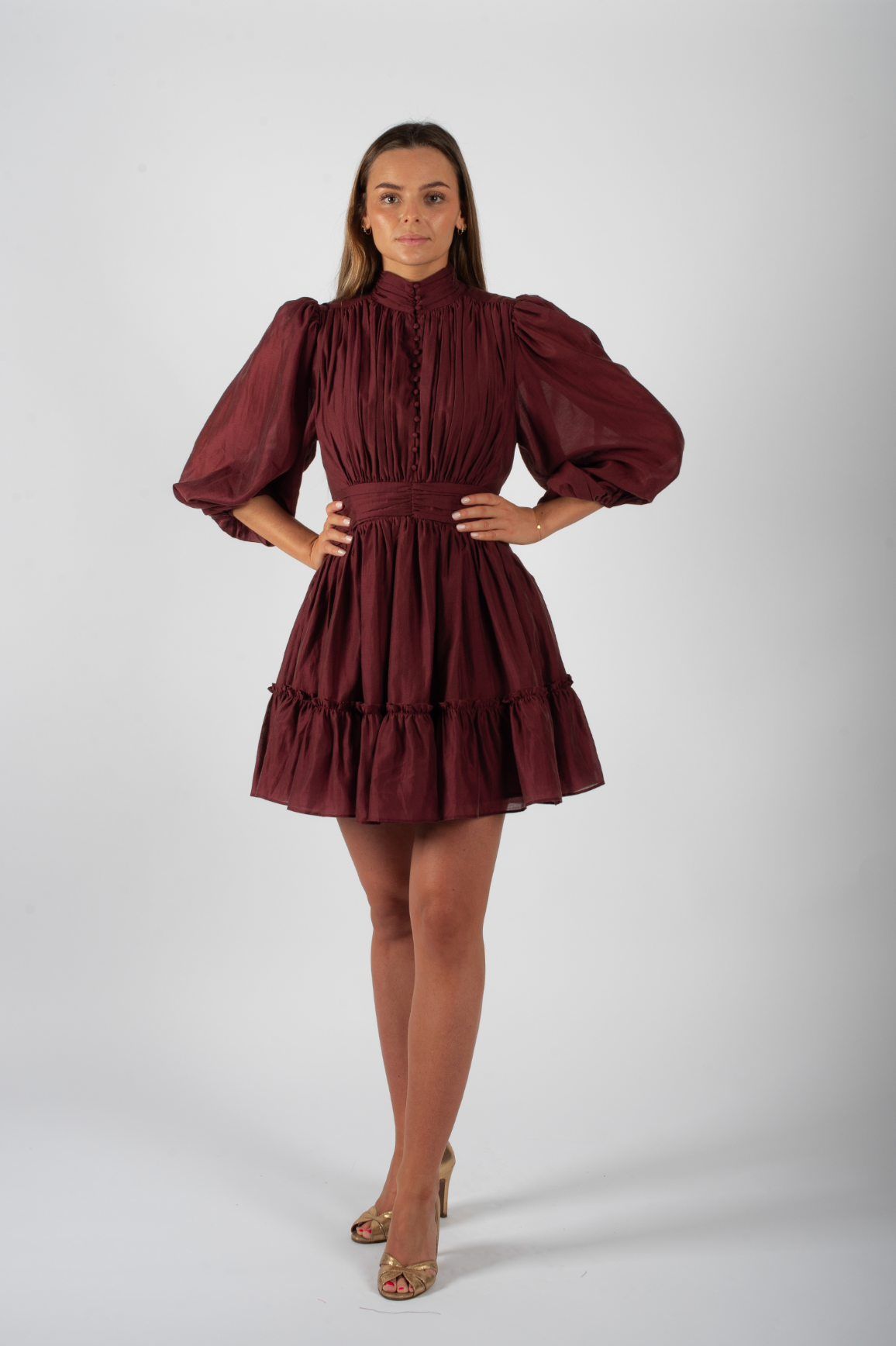 Vanity Dress - Bordeaux