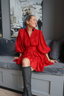 Golightly Vanity kjole - Deep Red