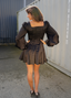 Golightly Sophie Satin kjole - Black