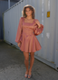 Golightly Sophie Satin kjole - Blush Pink