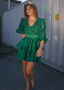 Golightly Iris kjole - Deep Green