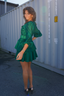 Golightly Iris kjole - Deep Green