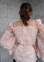 Golightly Marie Antoniette Bluse - Blush Pink