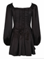 Golightly Sophie Satin kjole - Black