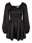Golightly Sophie Satin kjole - Black