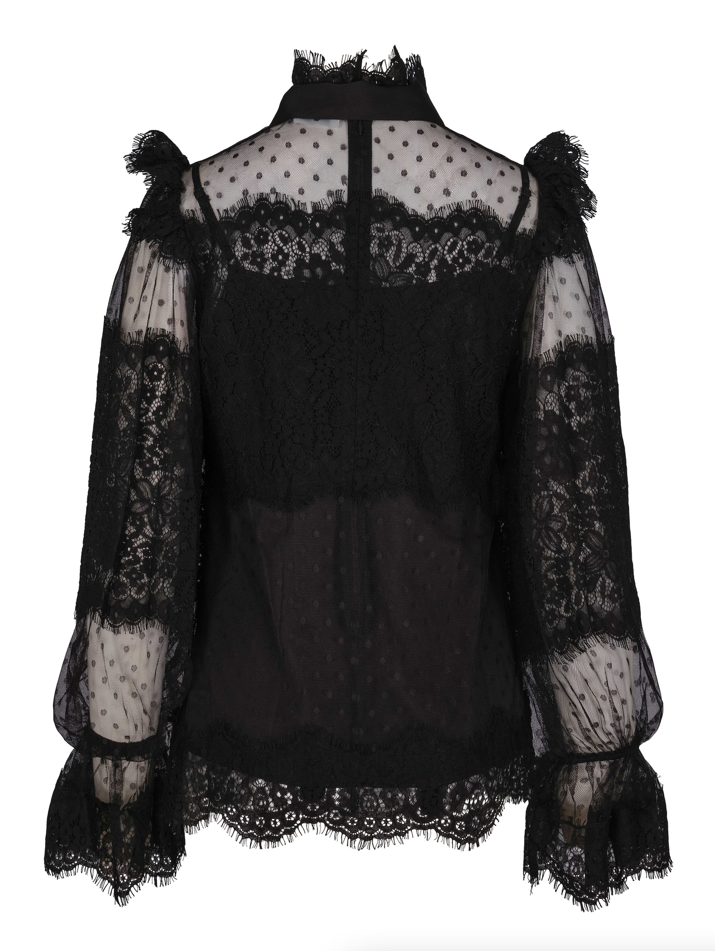 Marie Antoniette Blouse - Black