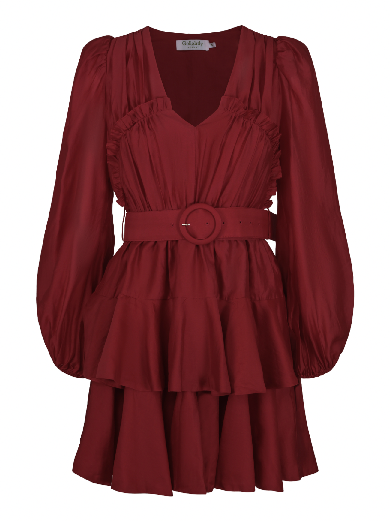 Iris Dress - Bordeaux