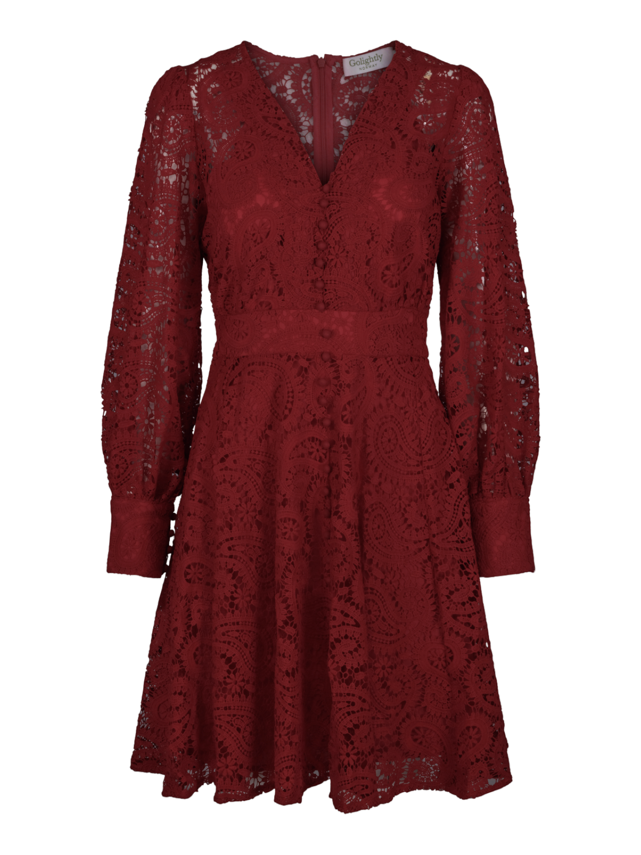 Lace dress - Bordeaux