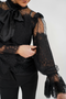 Golightly Marie Antoniette Bluse - Black