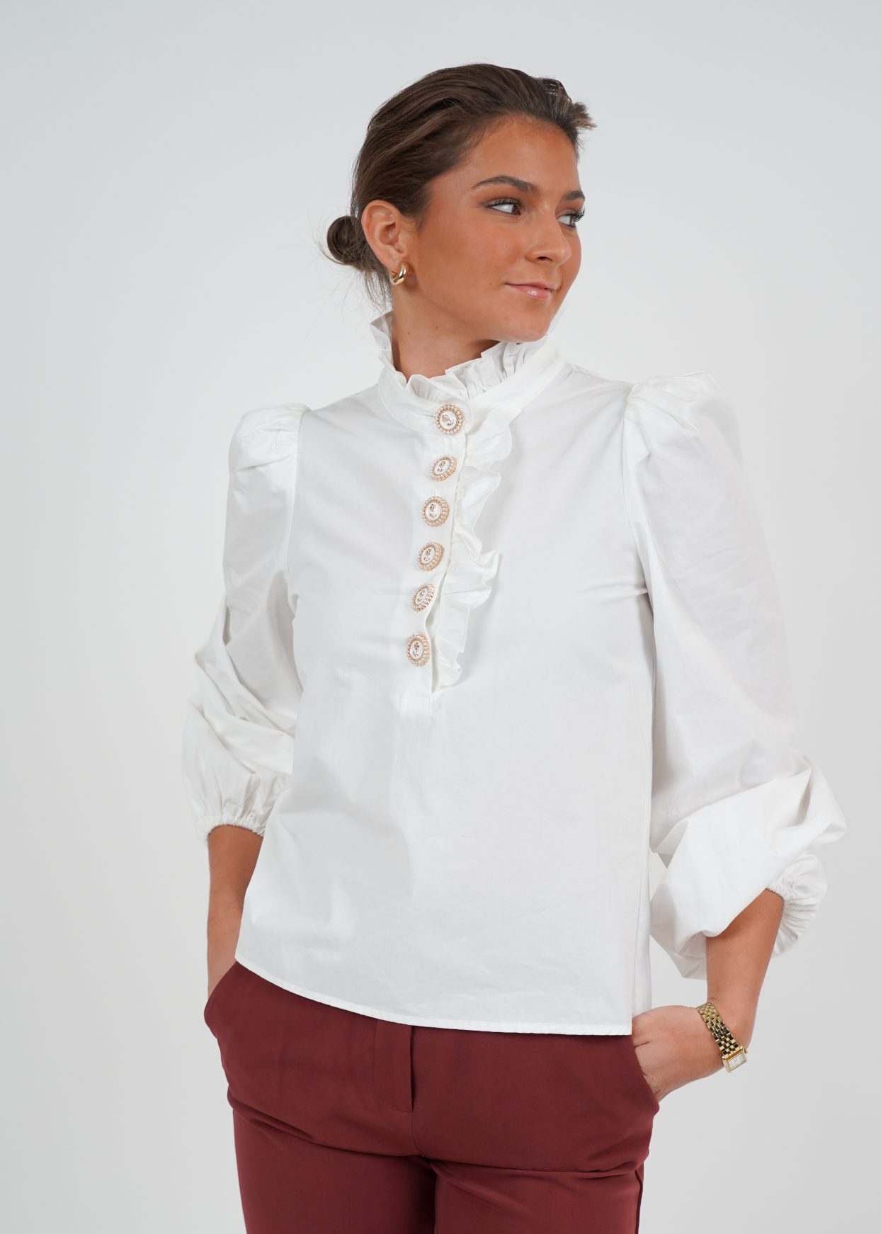 New Sally Blouse - White